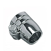 Custom Chrome Custom Hose Clamps Fits 3/8"-Diameter Grooved Chrome